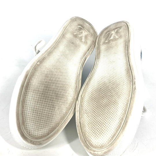 LOUIS VUITTON sneakers Monogram denim blue Monogram denim Shoes Shoe Laces Women 36.5 Used Authentic