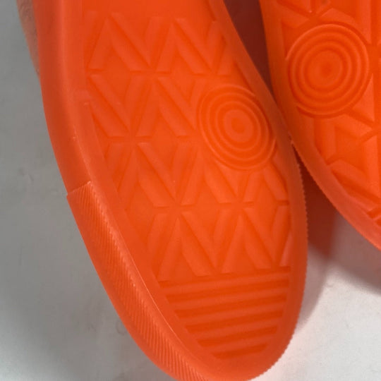 LOUIS VUITTON sneakers Canvas, Rubber Orange Tattoo line Monogram mens 7.5 Used Authentic