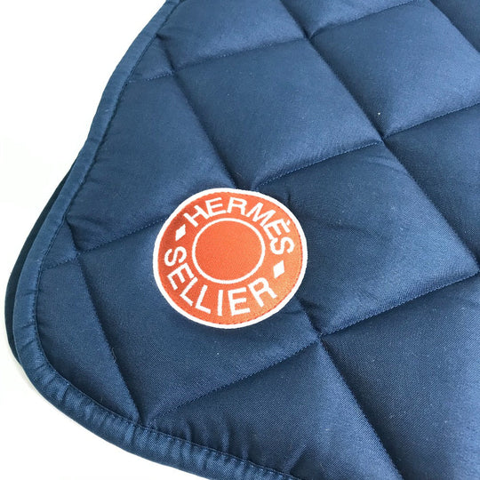 HERMES Other miscellaneous goods polyester Navy for horses tack Swing bib for track use
