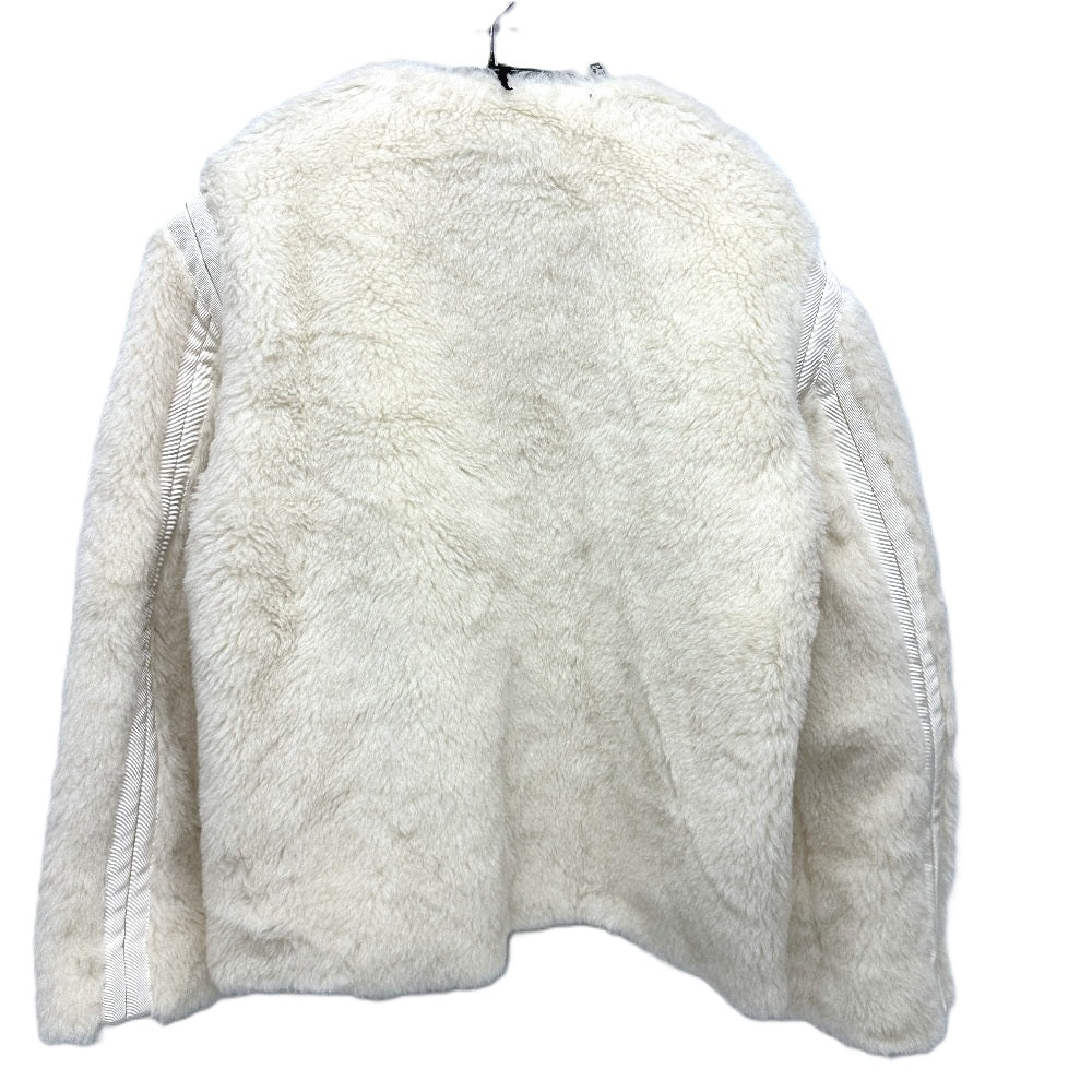 MAX MARA Jacket 24110810216 alpaca white Teddy Bear Apparel Women 36 Used Authentic