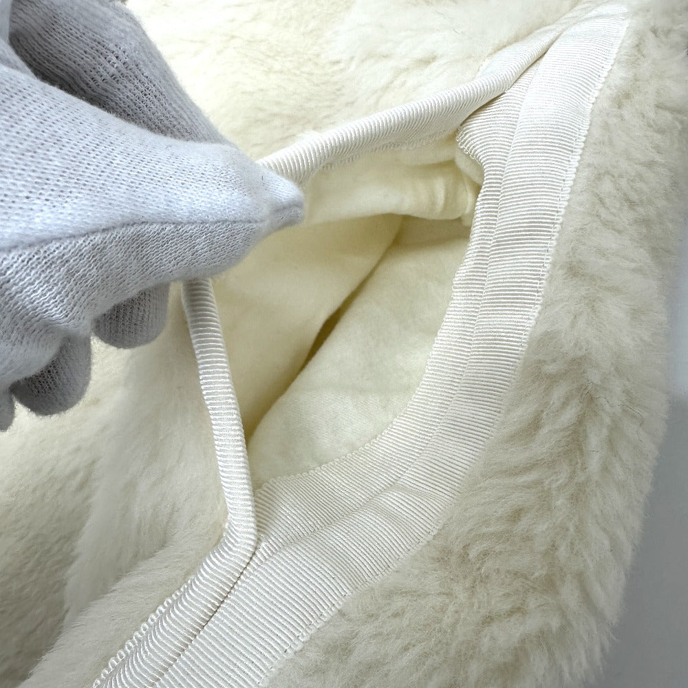 MAX MARA Jacket 24110810216 alpaca white Teddy Bear Apparel Women 36 Used Authentic