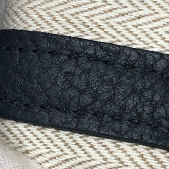 HERMES Handbag leather black Garden Party TPM Negonda