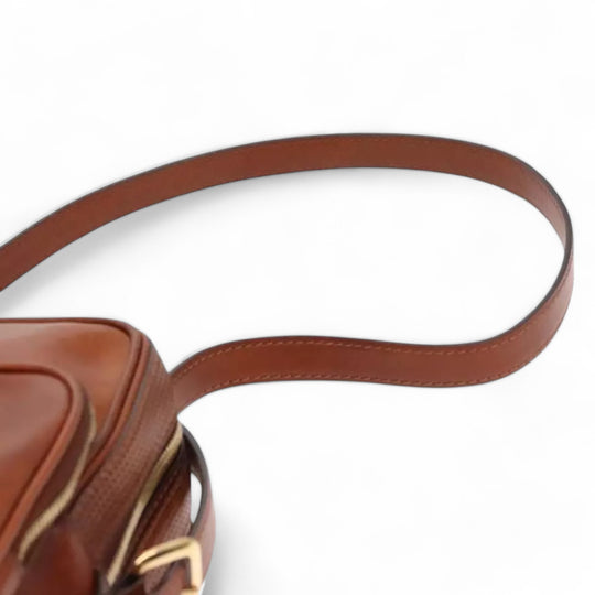 Louis Vuitton Cuir Bequia Trotteur GM Men's Leather Shoulder Bag Brown