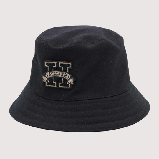 HERMES Harper Cotton Black Bucket Hat Preloved