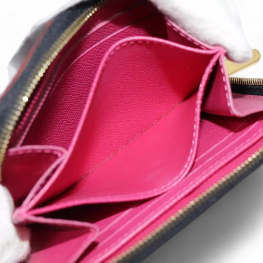Louis Vuitton Monogram Zippy Coin Purse Multicolor Black Women's Canvas Wallet