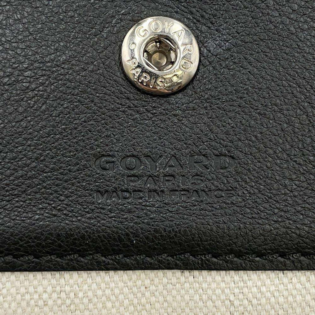 Goyard Saint Louis PVC Leather Black Tote Bag Preloved
