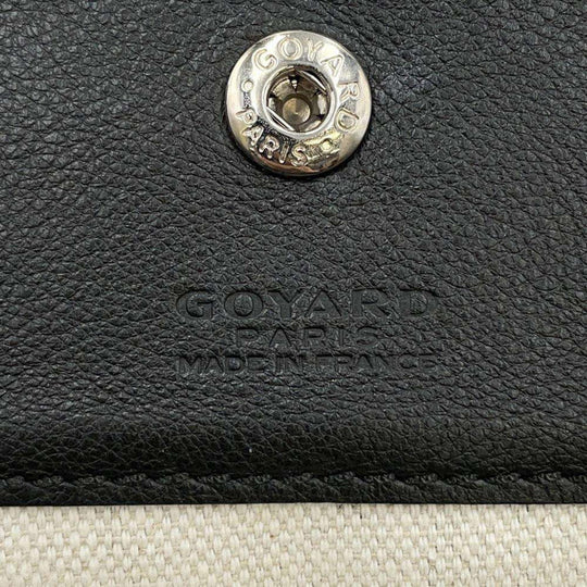Goyard Saint Louis PVC Leather Black Tote Bag Preloved