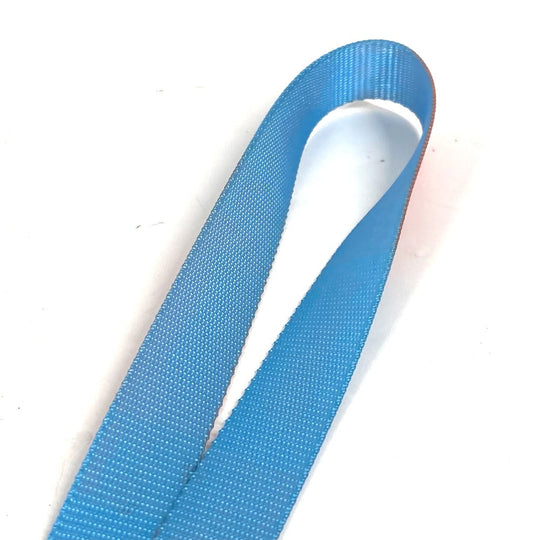 CHANEL strap Nylon canvas blue 02S CC COCO Mark Women Used Authentic