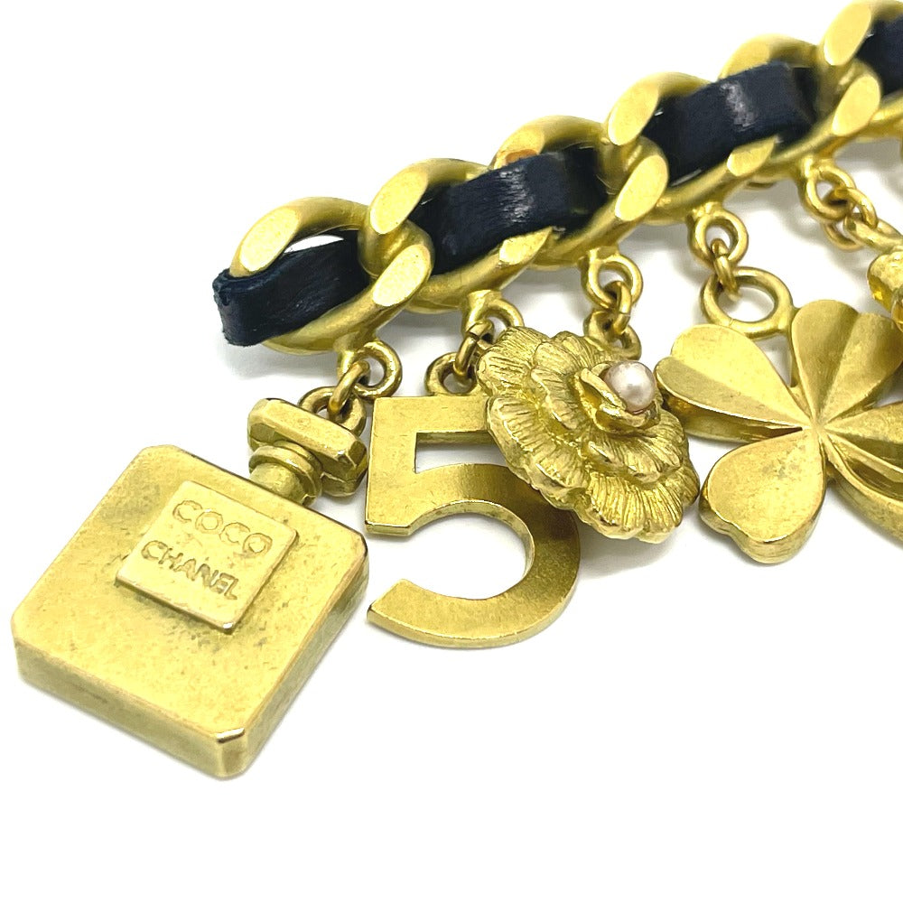 CHANEL Brooch Gold Plated gold Icon vintage 8-strand charm 95P