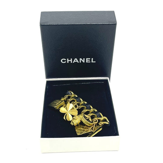 CHANEL Brooch Gold Plated gold Icon vintage 8-strand charm 95P