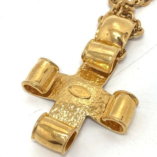CHANEL Necklace 94‚o metal gold COCO Mark Chain Women Used Authentic