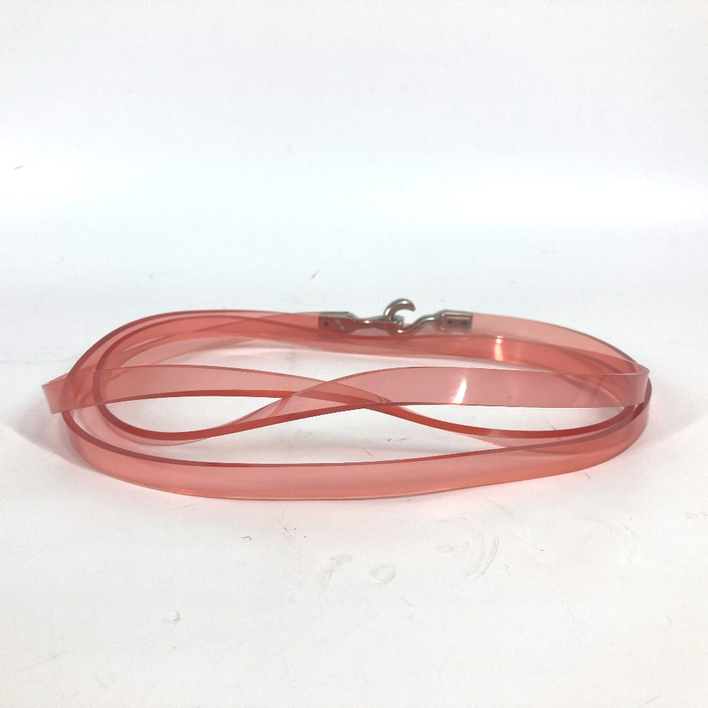 CHANEL belt Plastics pink 00C CC COCO Mark Women Used Authentic