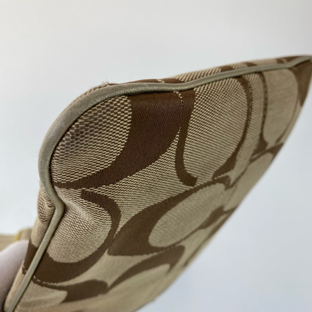 COACH Shoulder Bag Lo867-F41207 canvas Brown Signature