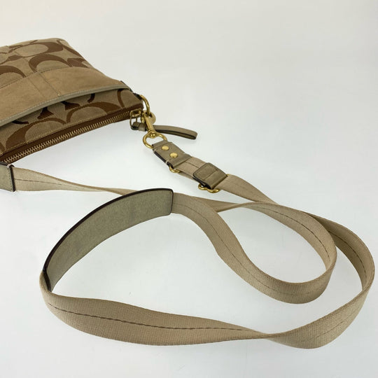 COACH Shoulder Bag Lo867-F41207 canvas Brown Signature