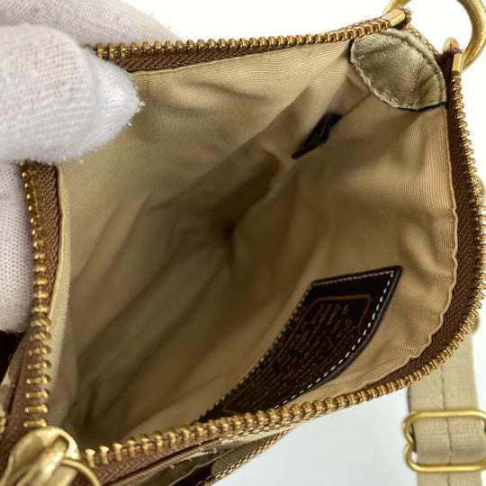 COACH Shoulder Bag Lo867-F41207 canvas Brown Signature