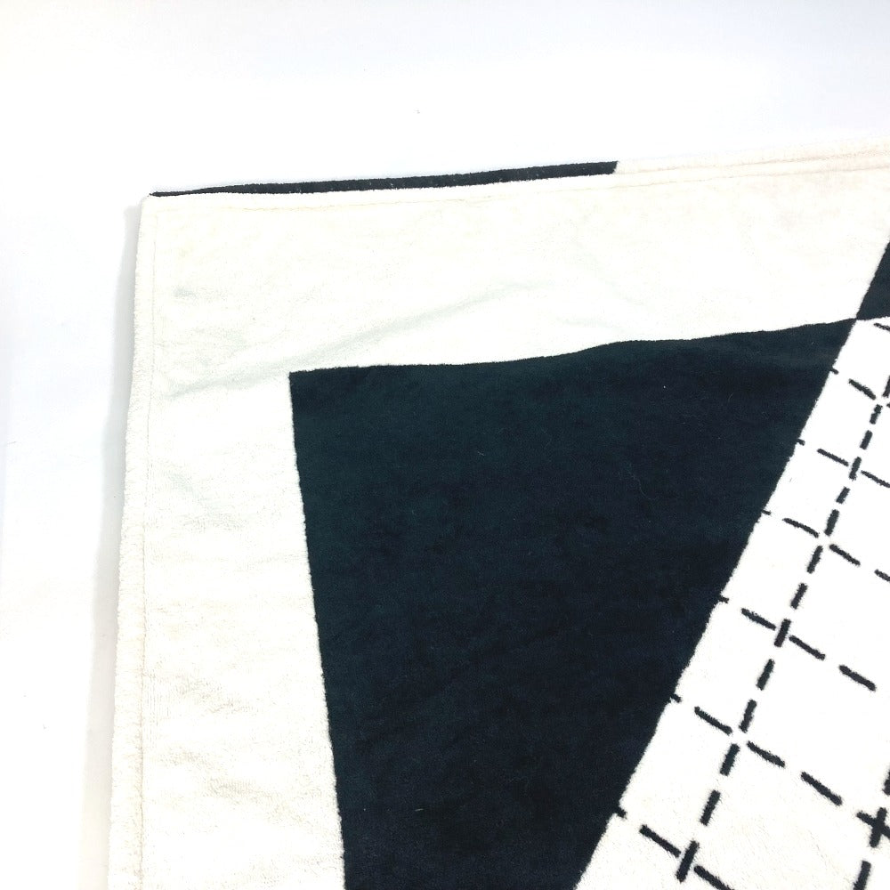 CHANEL towel cotton black blanket interior bath towel CC COCO Mark Lip Design Lips Women Used Authentic