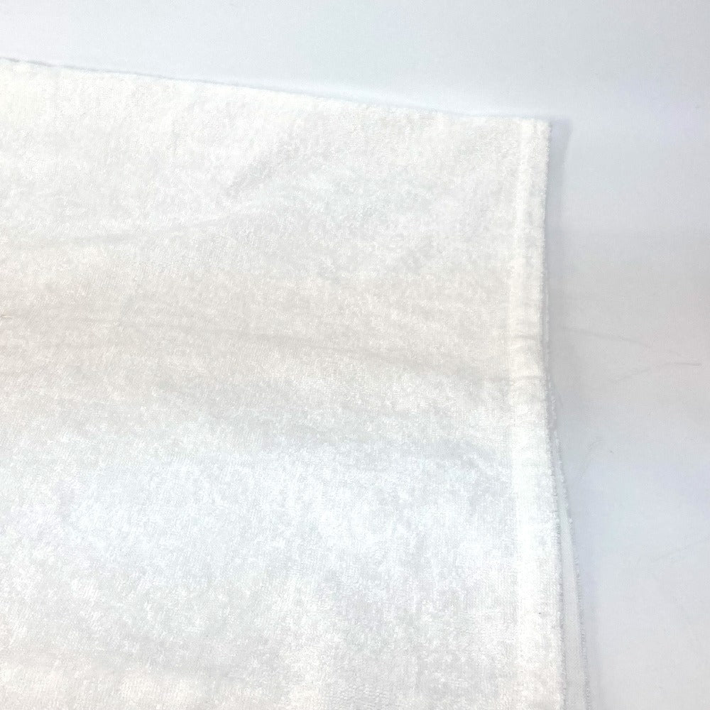 CHANEL towel cotton white 16S CC COCO Mark fringe airlines AIRLINES Women Used Authentic