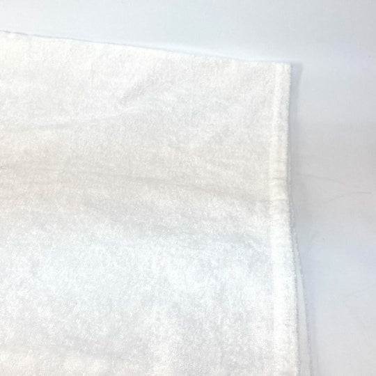 CHANEL towel cotton white 16S CC COCO Mark fringe airlines AIRLINES Women Used Authentic