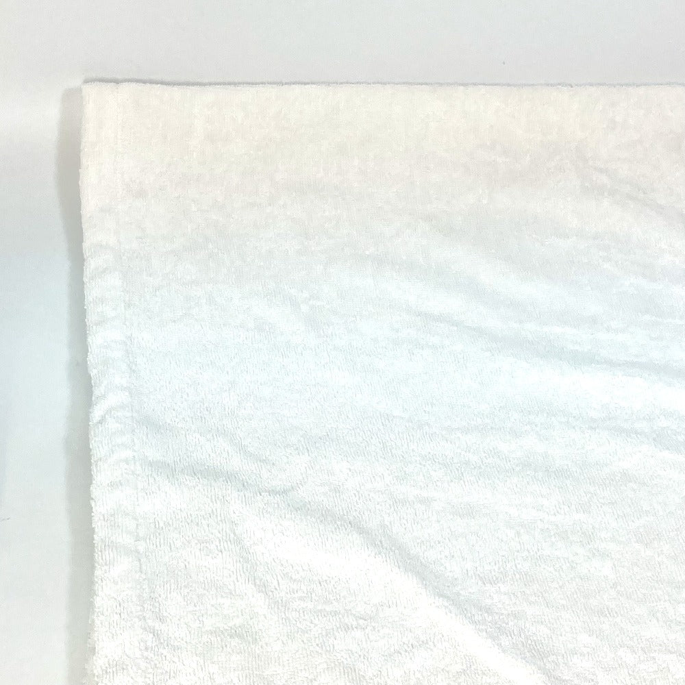 CHANEL towel cotton white 16S CC COCO Mark fringe airlines AIRLINES Women Used Authentic