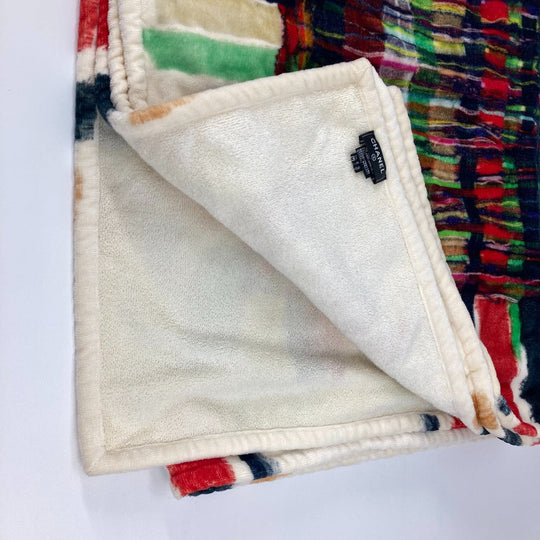 CHANEL towel cotton multicolor 16C Overall handle Women Used Authentic