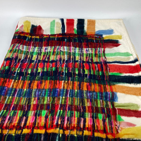 CHANEL towel cotton multicolor 16C Overall handle Women Used Authentic