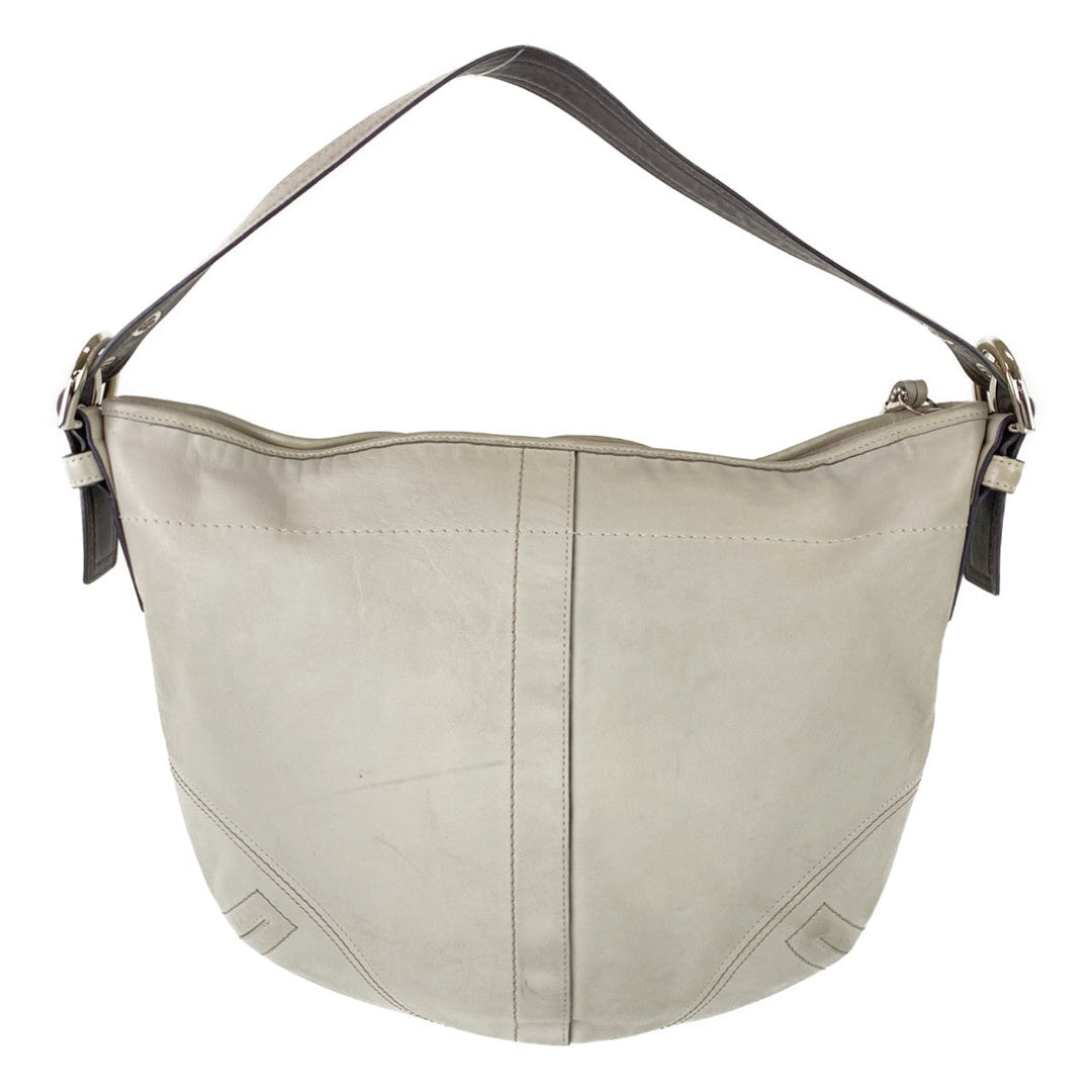 COACH Shoulder Bag D05S-8A03 leather white