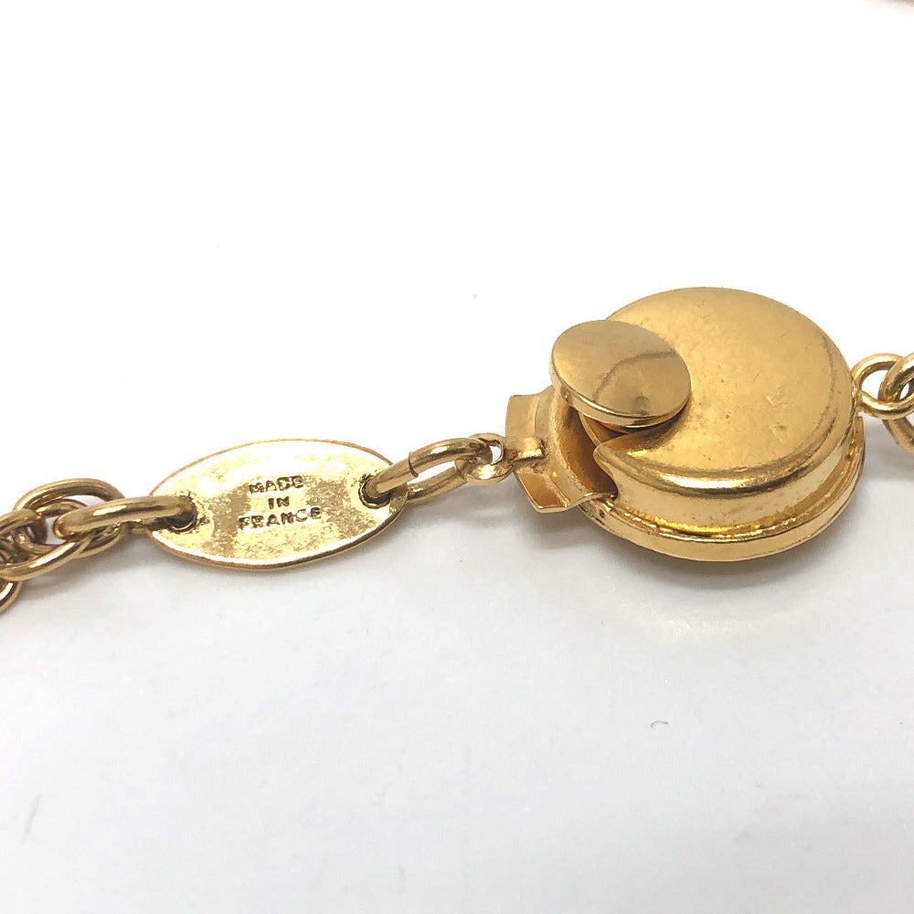 CHANEL Necklace metal gold Clover