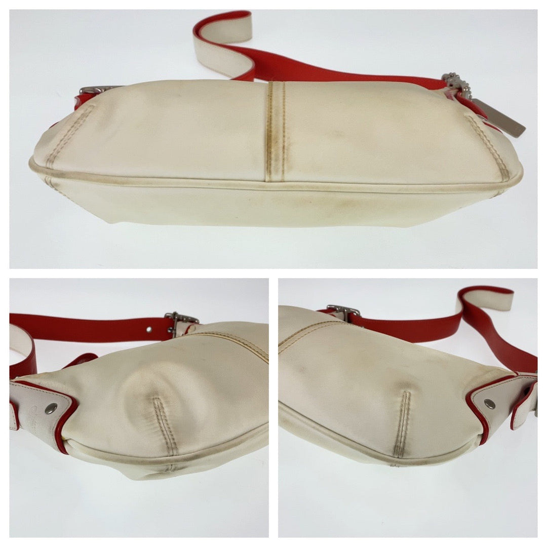 COACH Shoulder Bag J3K-6671 Nylon white