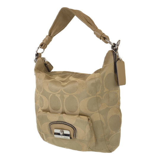 COACH Shoulder Bag F1068-14904 leather Brown Signature