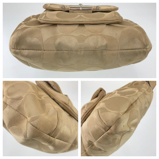 COACH Shoulder Bag F1068-14904 leather Brown Signature