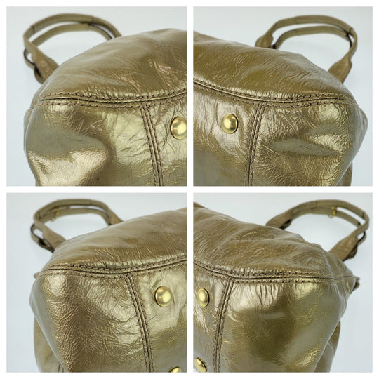 COACH Tote Bag A1069-13926 enamel gold Turn lock