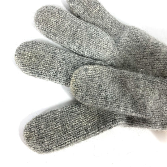 CHANEL gloves cashmere gray Sports CC COCO Mark Women Used Authentic