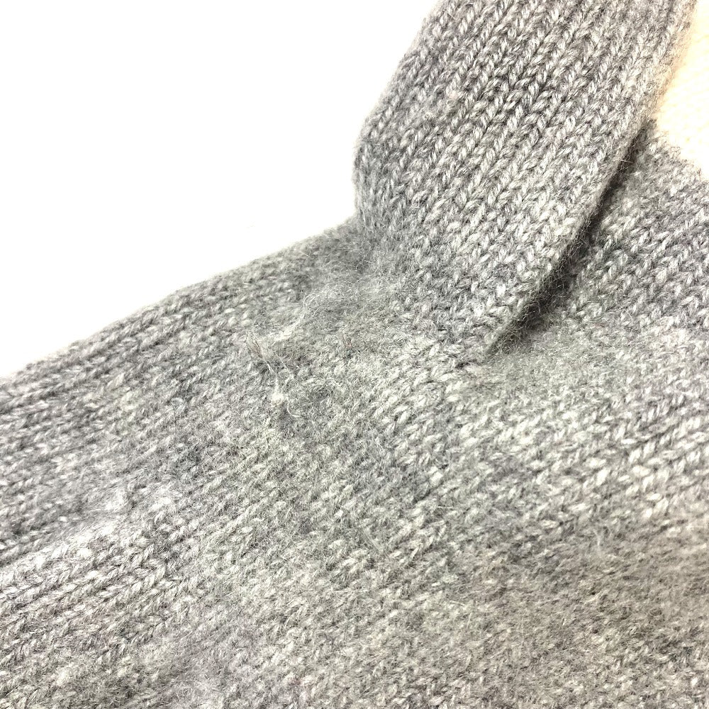 CHANEL gloves cashmere gray Sports CC COCO Mark Women Used Authentic