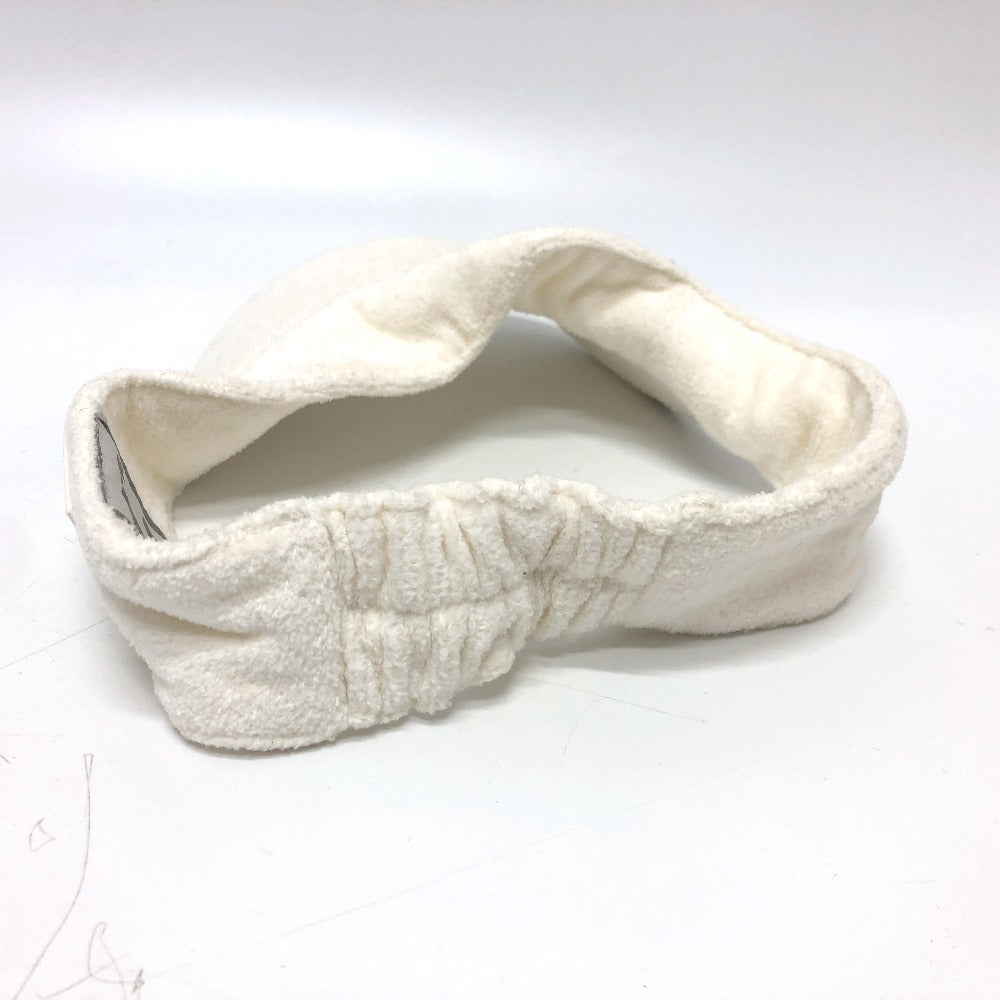 CHANEL hat pile white Sports line hat Women M Used Authentic