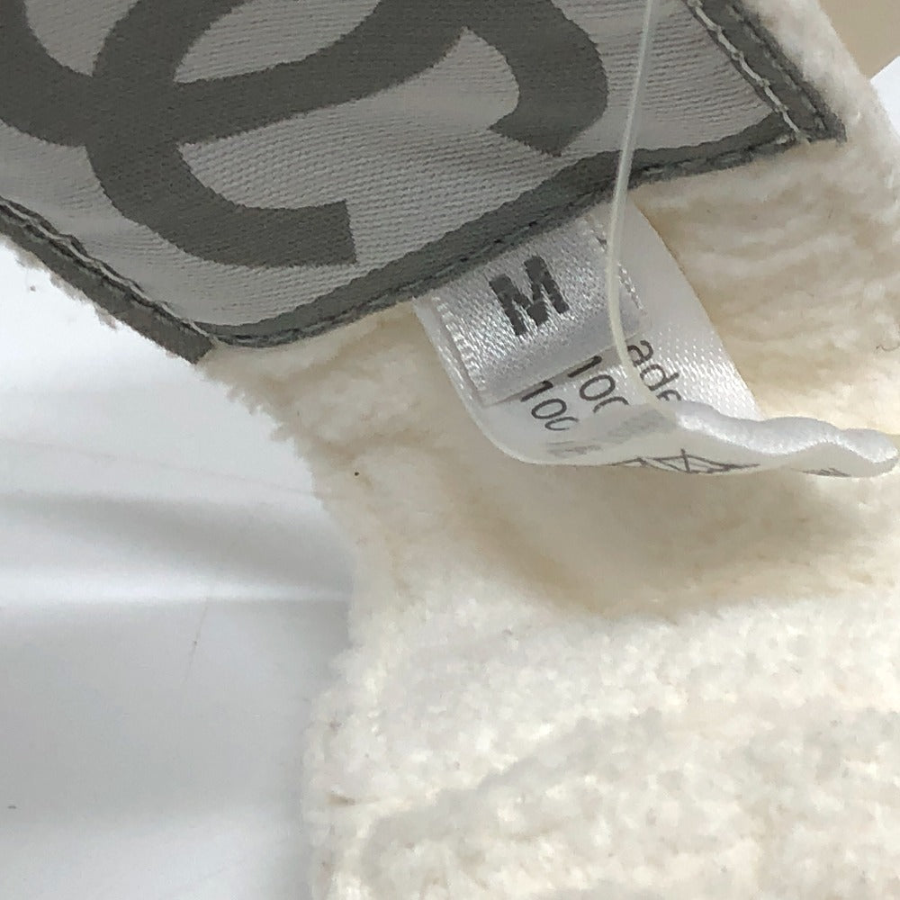 CHANEL hat pile white Sports line hat Women M Used Authentic