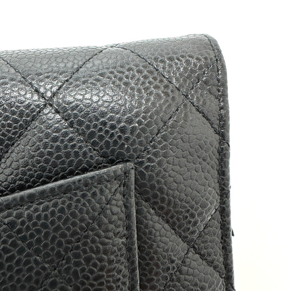 CHANEL Shoulder Bag AP0250 Caviar skin black Matrasse COCO Mark Classic Chain Wallet
