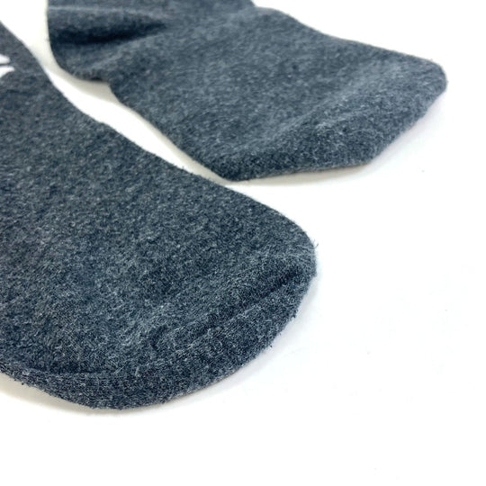 CHANEL socks cotton gray CC COCO Mark socks Women Used Authentic