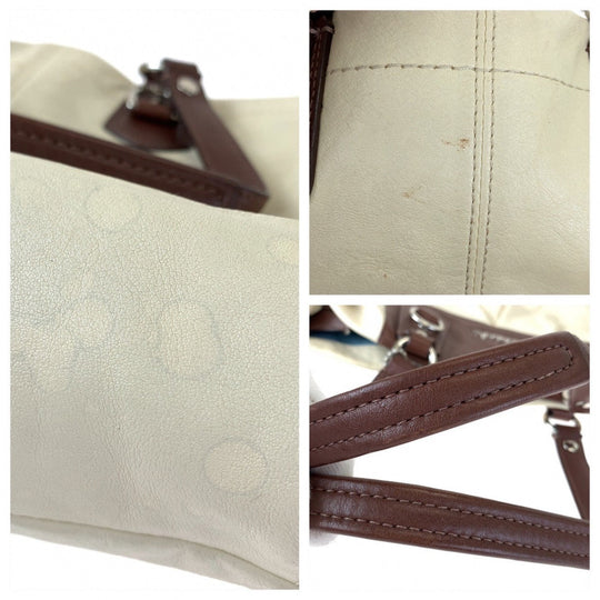 COACH Tote Bag F15513 leather beige Ashley