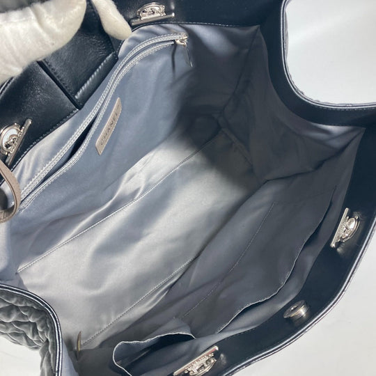 CHANEL Shoulder Bag enamel black CC COCO Mark Shoulder Bag Lipstick Women Used Authentic