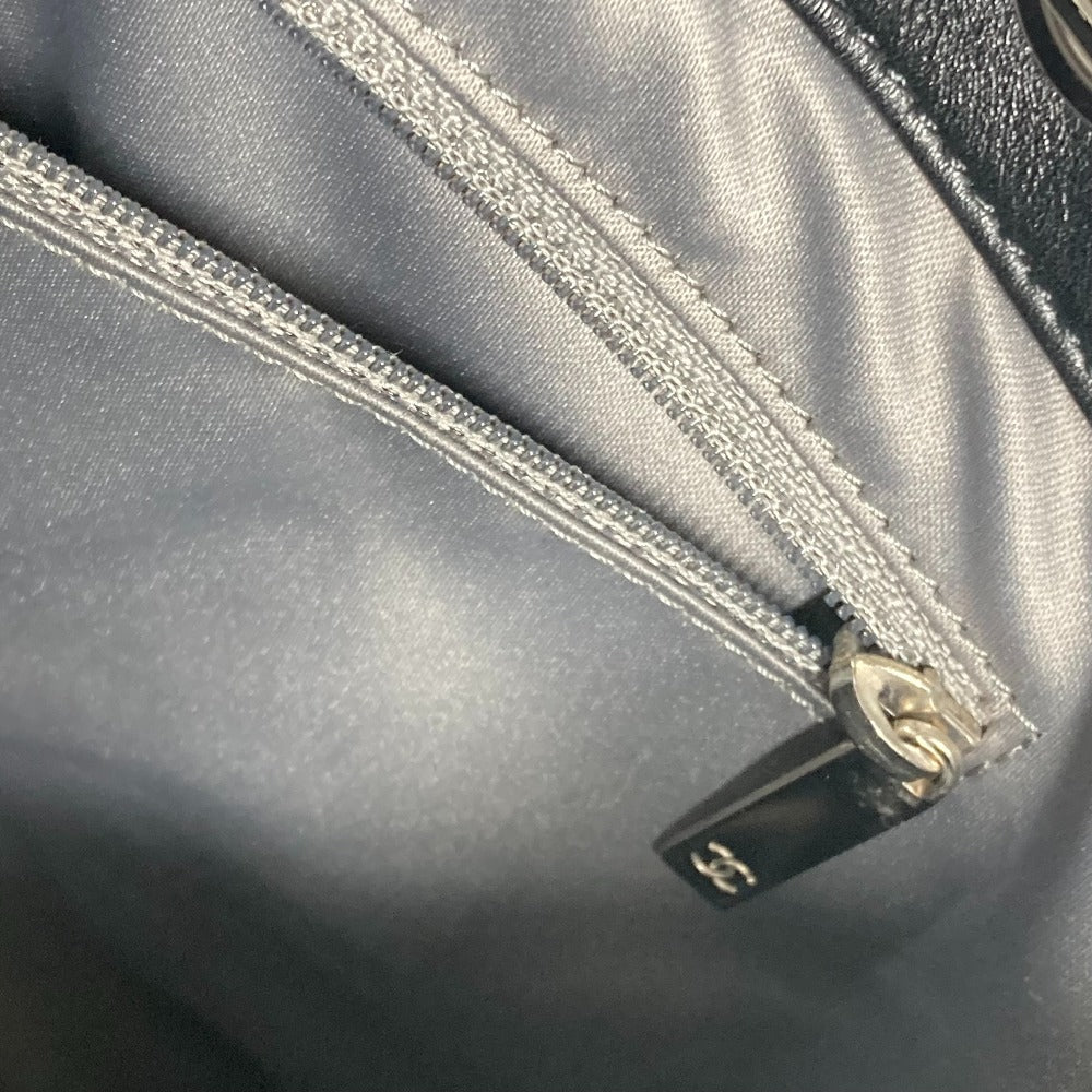 CHANEL Shoulder Bag enamel black CC COCO Mark Shoulder Bag Lipstick Women Used Authentic