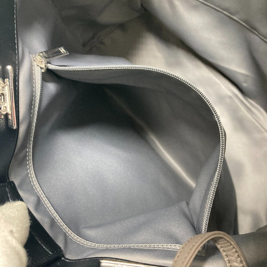 CHANEL Shoulder Bag enamel black CC COCO Mark Shoulder Bag Lipstick Women Used Authentic