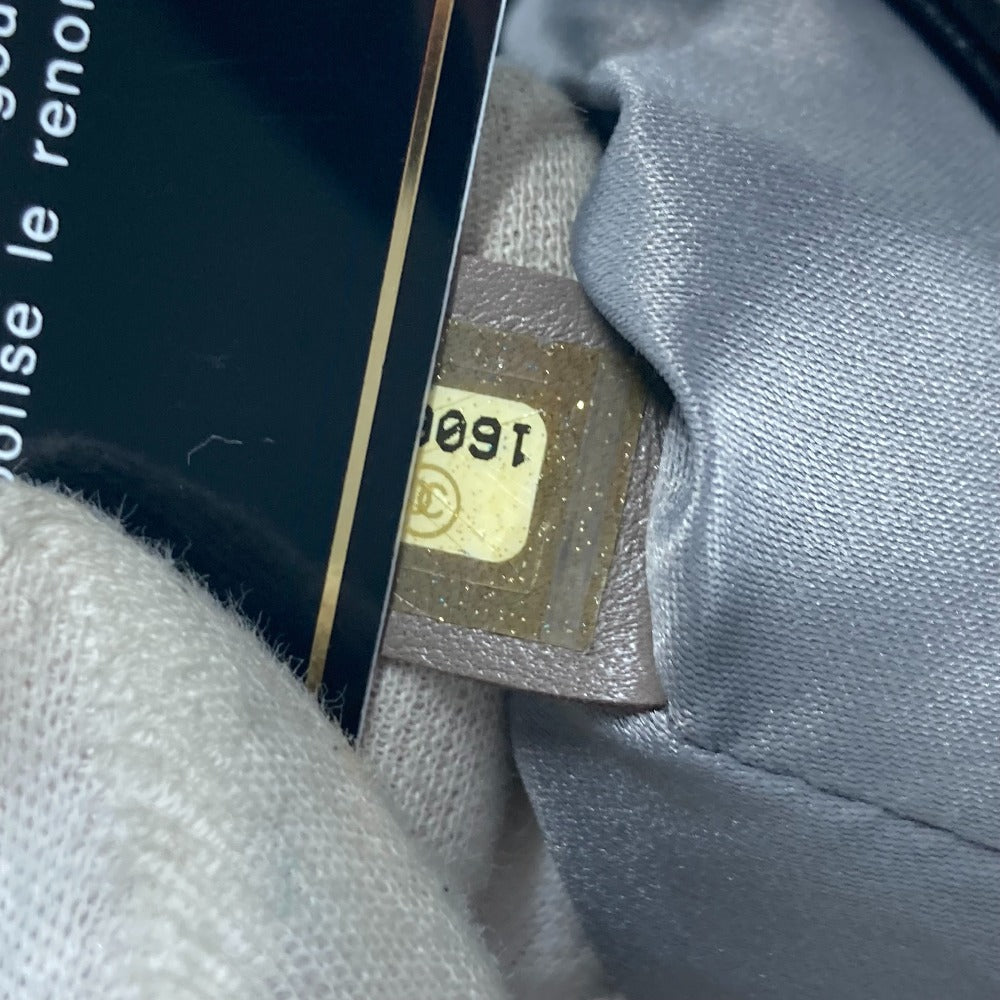 CHANEL Shoulder Bag enamel black CC COCO Mark Shoulder Bag Lipstick Women Used Authentic