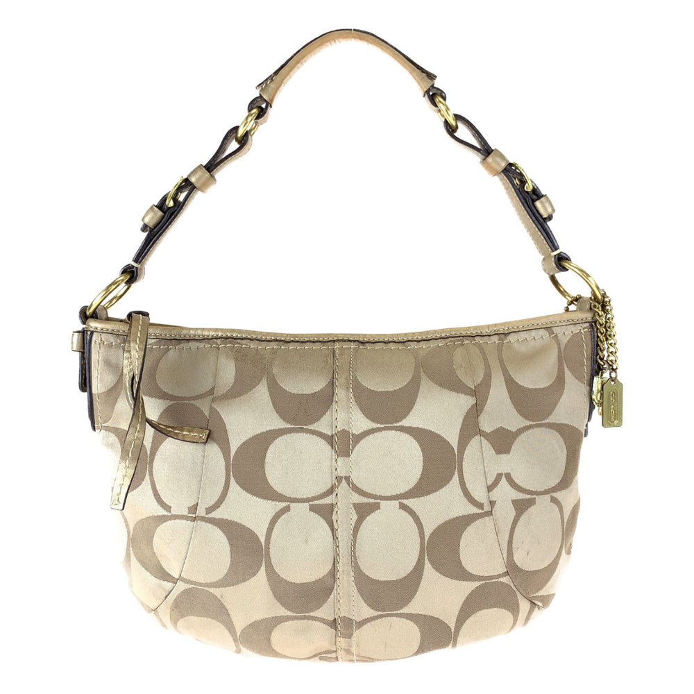 COACH Shoulder Bag 12675 canvas gold Signature