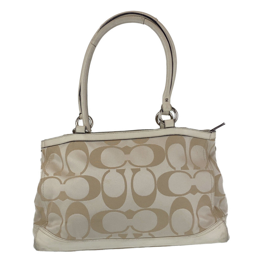 COACH Tote Bag canvas beige Signature