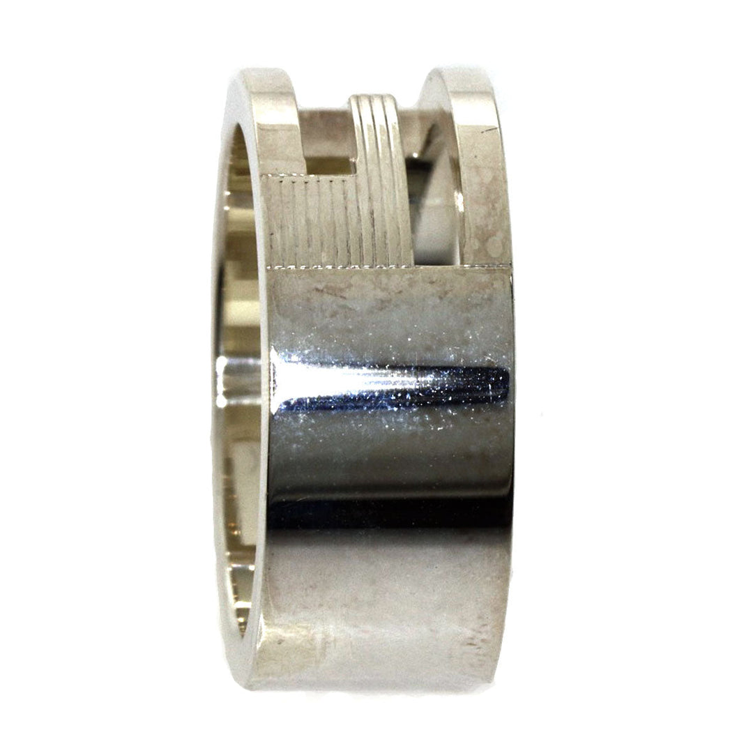 GUCCI Ring SV Silver G logo unused #12 Women Used Authentic