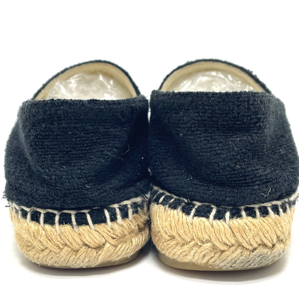 CHANEL Slip-on G29762 Tweed, Patent Leather black CCCOCO Mark Espadrille 39