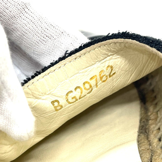 CHANEL Slip-on G29762 Tweed, Patent Leather black CCCOCO Mark Espadrille 39