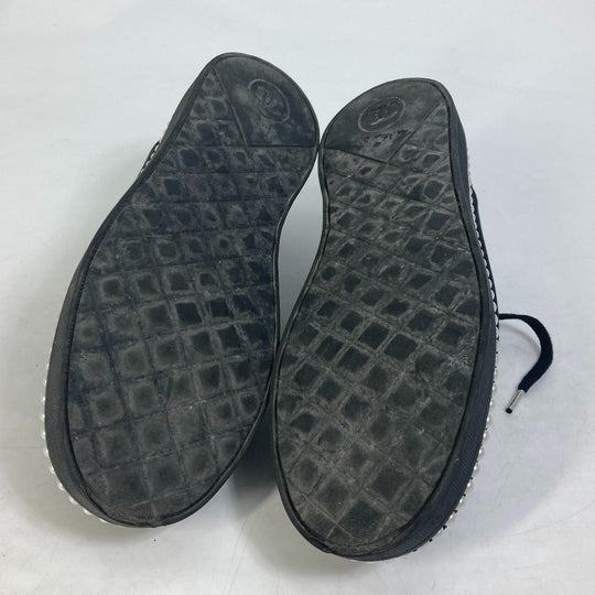 CHANEL sneakers G32357 Canvas, Canvas black CC COCO Mark Pearl 36