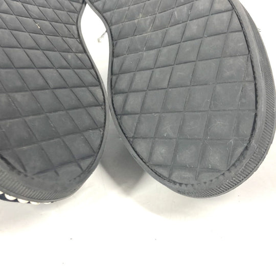 CHANEL sneakers G32357 Sequin black shoe laces shoes CC COCO Mark Pearl Sequins Women 37 Used Authentic