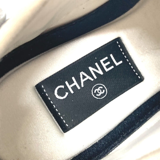 CHANEL sneakers G46260 suede black 25C Spindle COCO Mark 38